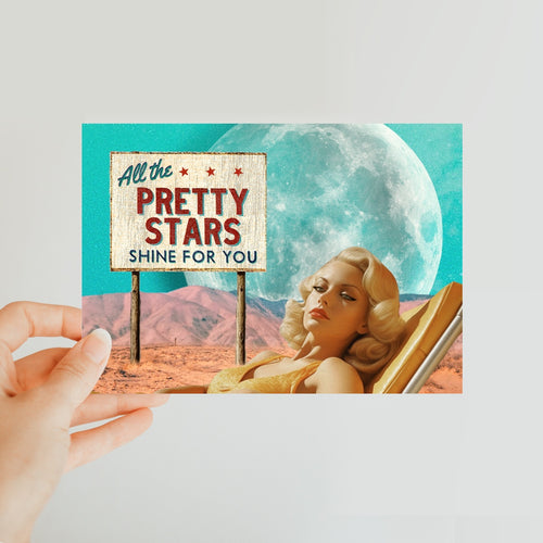 Pretty When You Cry Classic Postcard