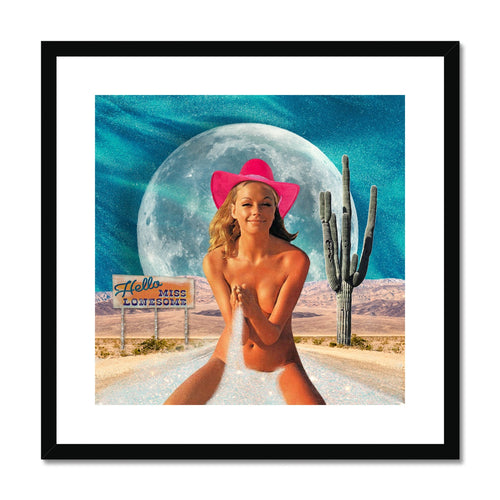 Hello Miss Lonesome Framed Print