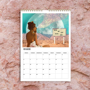 Cosmic Cactus 2023 Wall Calendar
