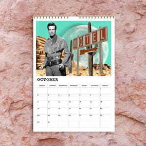 Cosmic Cactus 2023 Wall Calendar